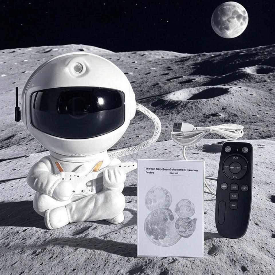 Astronauta de Galaxia LED (white)