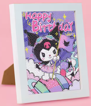 Pegatinas de Diamantes de Stitch y Kuromi DIY